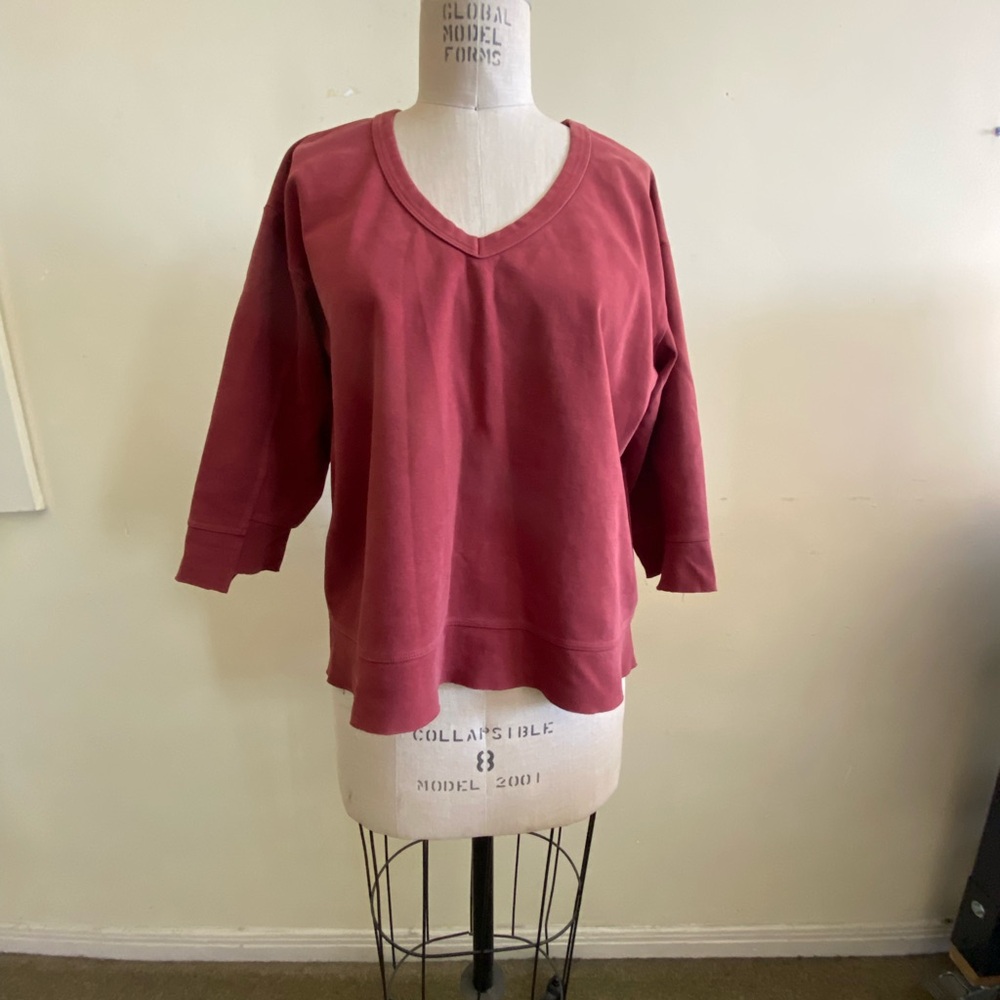 Wilt Pink Boxy Sweatshirt Relaxed Fit